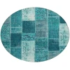 Addison Chantille ACN631 Teal 8 ft. x 8 ft. Round Rug