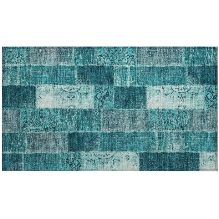 Chantille ACN631 Teal 1'8" x 2'6" Rug