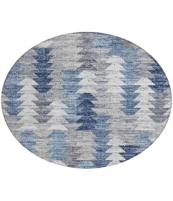 Addison Chantille ACN632 Blue 8 ft. x 8 ft. Round Rug