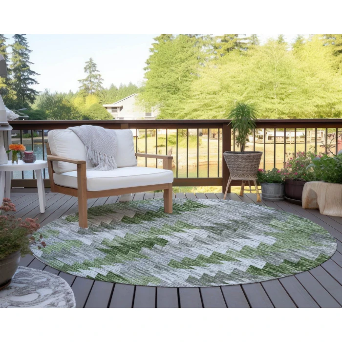 Chantille ACN632 Green 8' x 8' Rug
