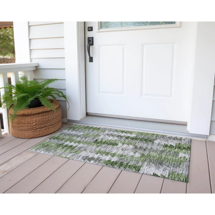 Chantille ACN632 Green 1'8" x 2'6" Rug