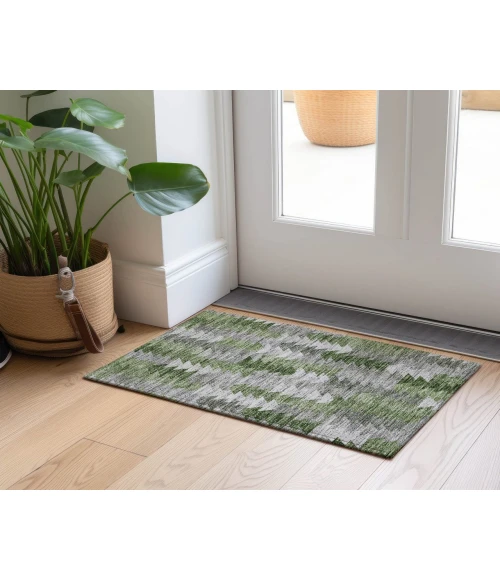 Chantille ACN632 Green 1'8" x 2'6" Rug