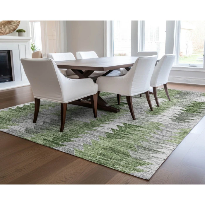 Chantille ACN632 Green 3' x 5' Rug