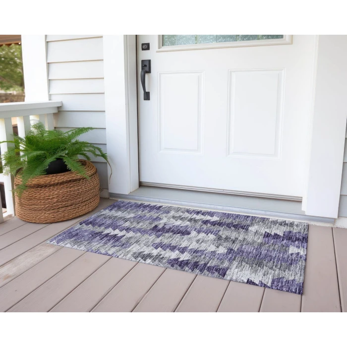 Chantille ACN632 Purple 1'8" x 2'6" Rug