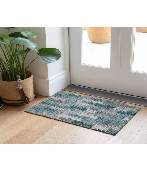Chantille ACN632 Teal 1'8" x 2'6" Rug