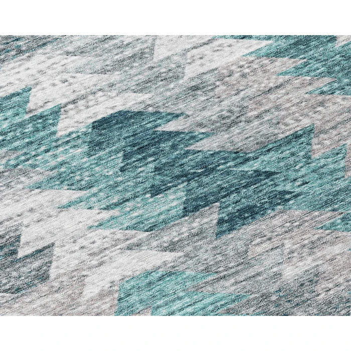 Chantille ACN632 Teal 1'8" x 2'6" Rug