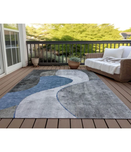 Chantille ACN633 Blue 8' x 10' Rug