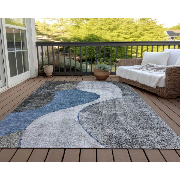 Chantille ACN633 Blue 10' x 14' Rug