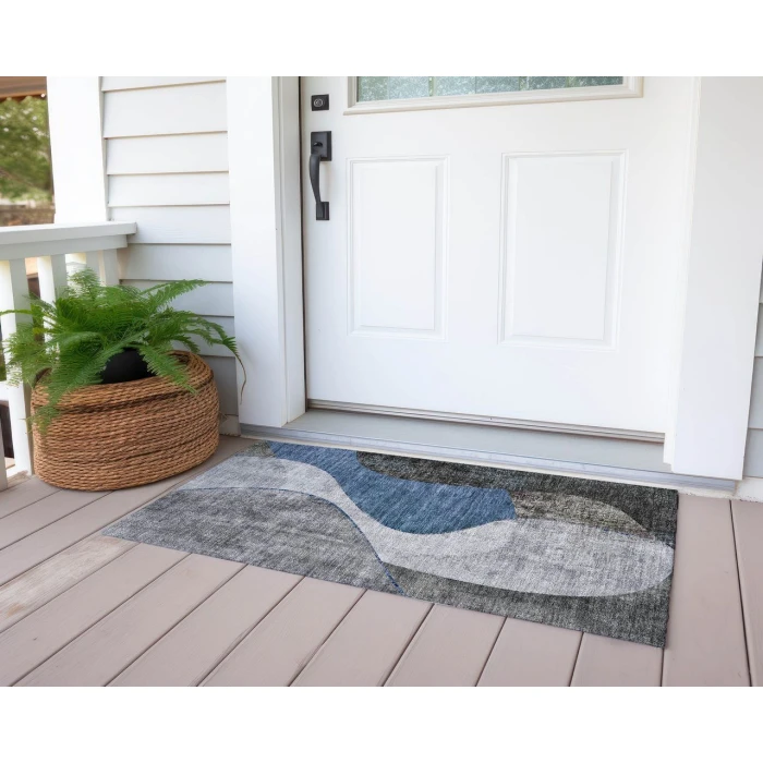 Chantille ACN633 Blue 1'8" x 2'6" Rug