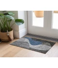 Chantille ACN633 Blue 1'8" x 2'6" Rug