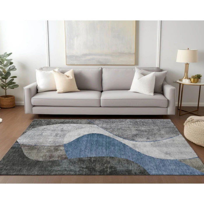 Chantille ACN633 Blue 10' x 14' Rug
