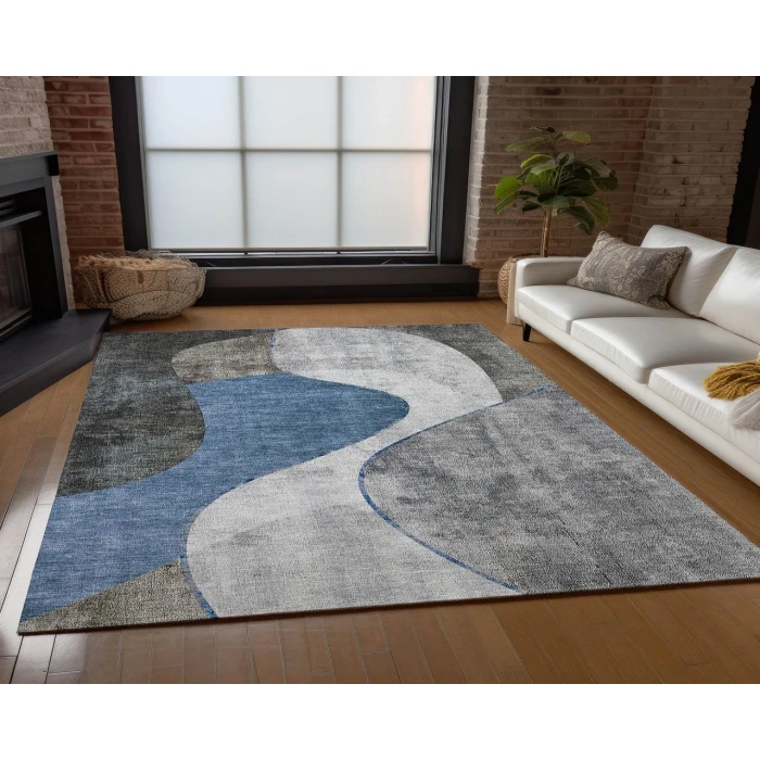 Chantille ACN633 Blue 10' x 14' Rug