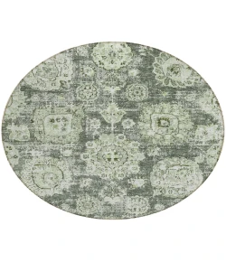 Addison Chantille ACN634 Aloe 8 ft. x 8 ft. Round Rug