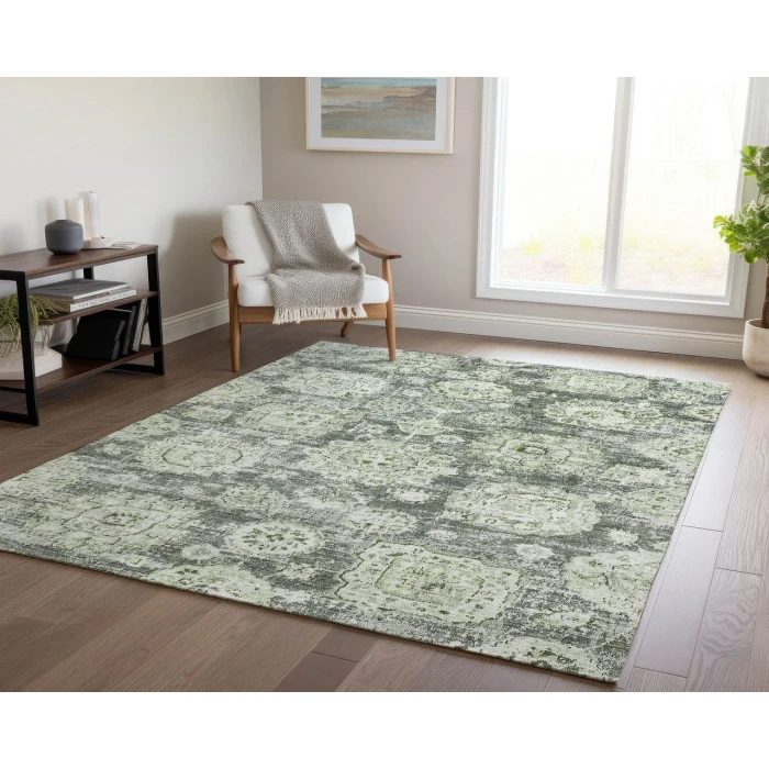 Chantille ACN634 Aloe 5' x 7'6" Rug