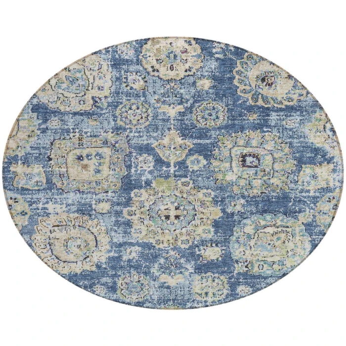 Chantille ACN634 Blue 8' x 8' Rug