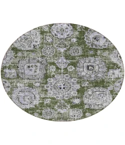 Addison Chantille ACN634 Olive 8 ft. x 8 ft. Round Rug