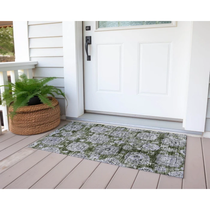 Chantille ACN634 Olive 1'8" x 2'6" Rug
