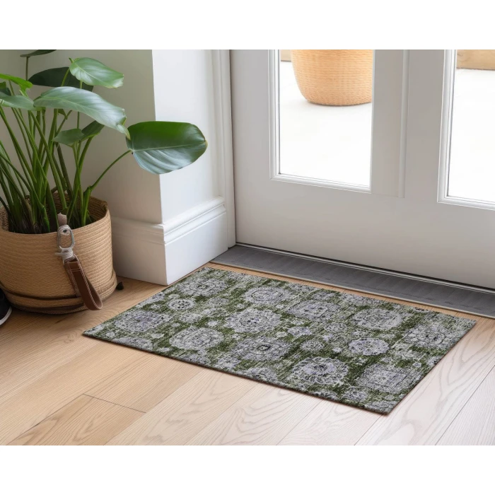 Chantille ACN634 Olive 1'8" x 2'6" Rug