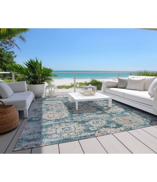 Chantille ACN634 Teal 8' x 10' Rug