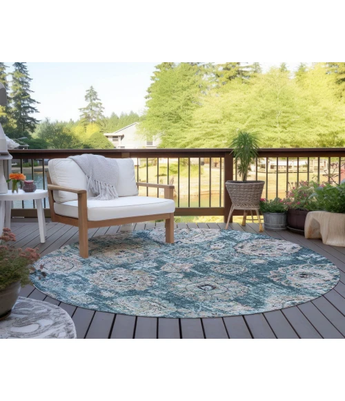 Chantille ACN634 Teal 8' x 8' Rug