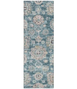 Addison Chantille ACN634 Teal 2 ft. 3 in. x 7 ft. 6 in. Runner Rug