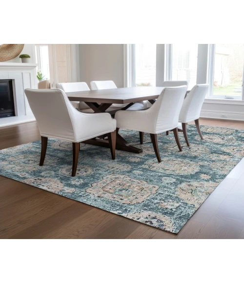 Chantille ACN634 Teal 8' x 10' Rug