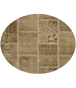 Addison Chantille ACN635 Brown 8 ft. x 8 ft. Round Rug