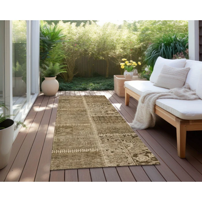 Chantille ACN635 Brown 2'3" x 7'6" Rug