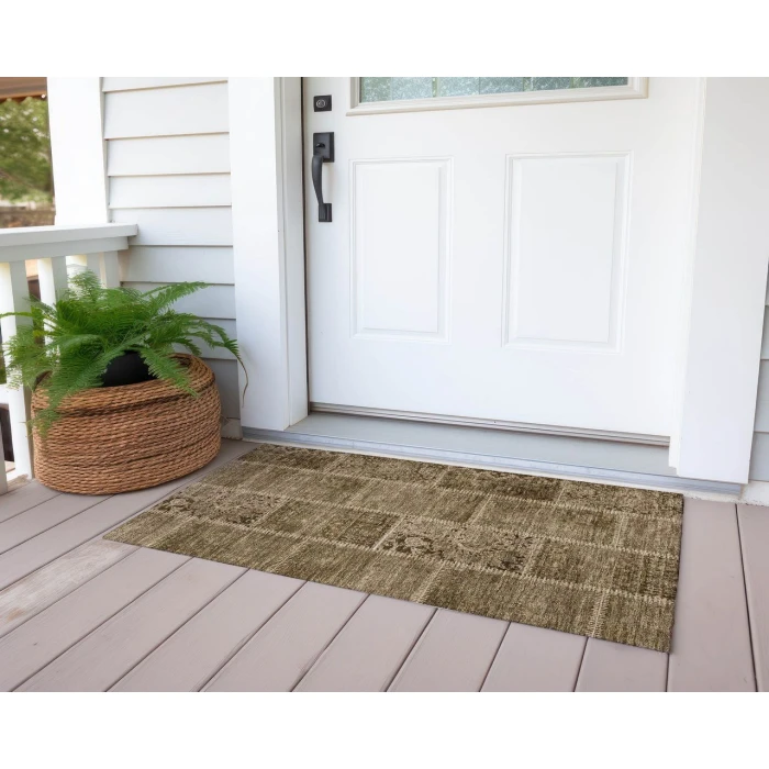 Chantille ACN635 Brown 1'8" x 2'6" Rug