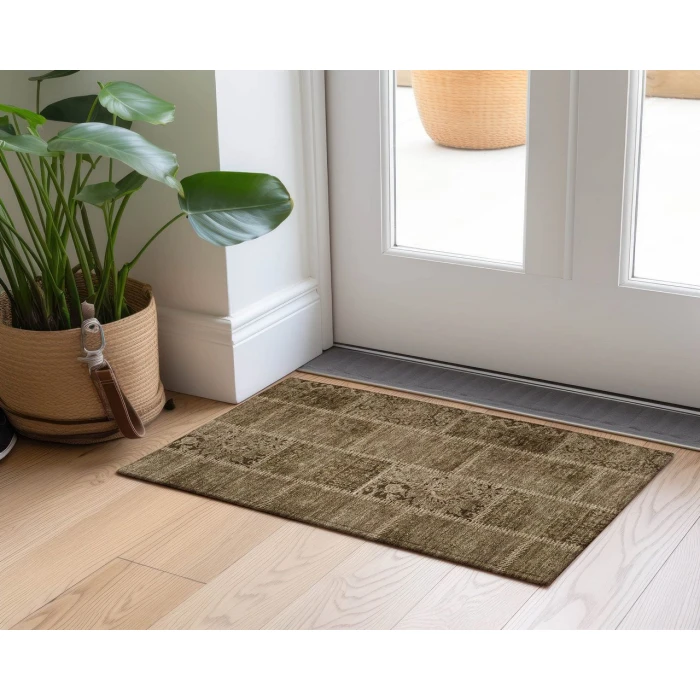 Chantille ACN635 Brown 1'8" x 2'6" Rug