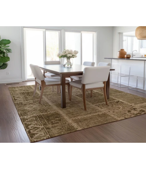 Chantille ACN635 Brown 5' x 7'6" Rug