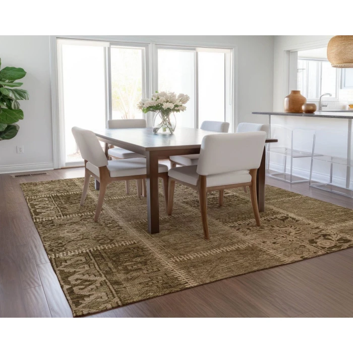 Chantille ACN635 Brown 2'6" x 3'10" Rug