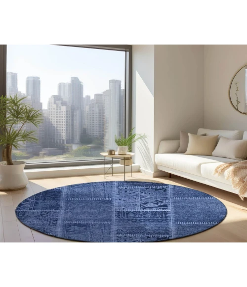 Chantille ACN635 Navy 8' x 8' Rug