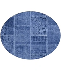 Addison Chantille ACN635 Navy 8 ft. x 8 ft. Round Rug