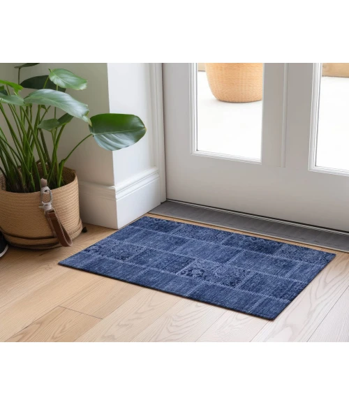 Chantille ACN635 Navy 1'8" x 2'6" Rug