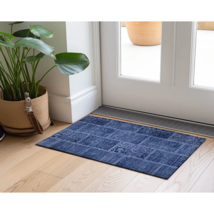 Chantille ACN635 Navy 1'8" x 2'6" Rug