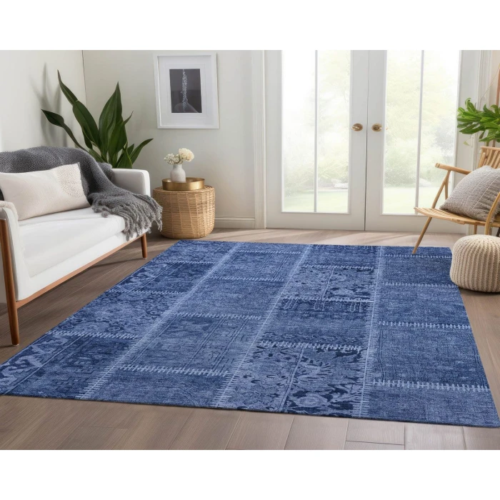 Chantille ACN635 Navy 3' x 5' Rug
