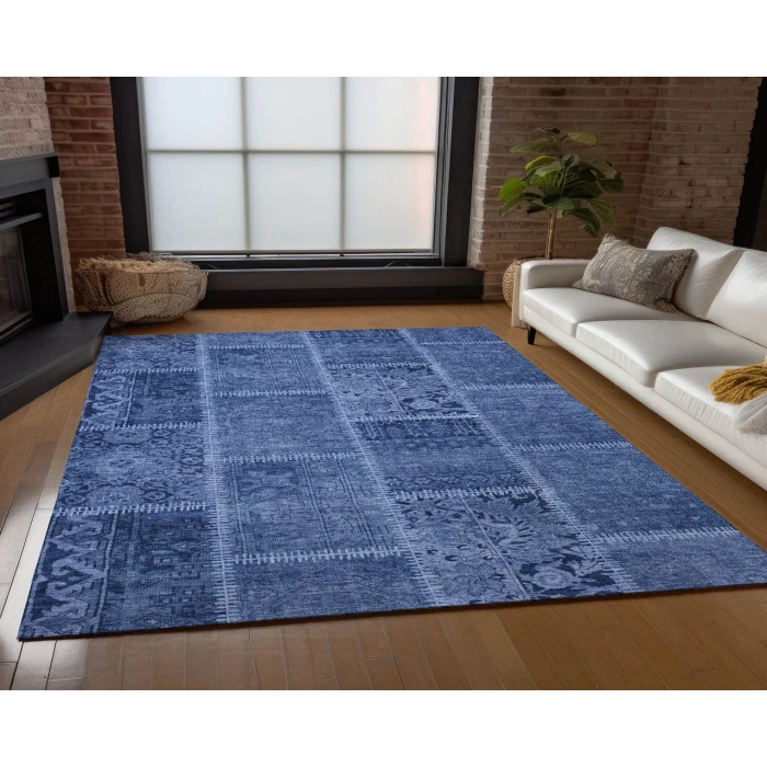 Chantille ACN635 Navy 3' x 5' Rug