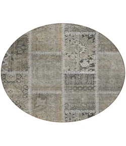 Addison Chantille ACN635 Taupe 8 ft. x 8 ft. Round Rug