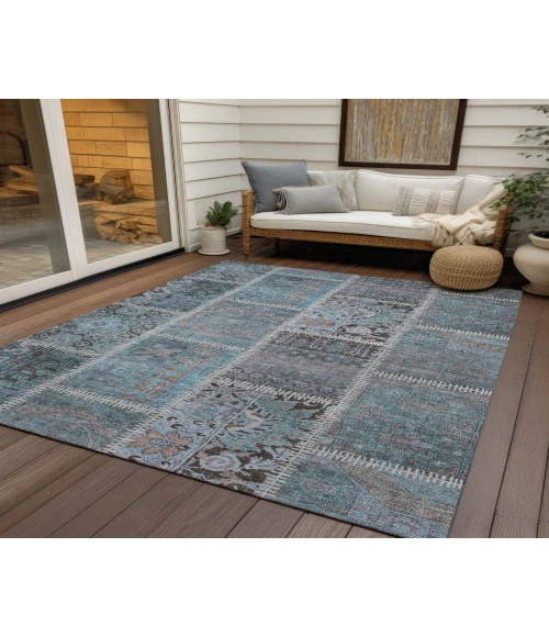 Chantille ACN635 Teal 5' x 7'6" Rug