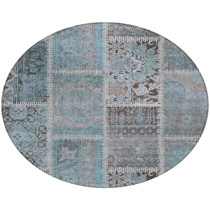 Chantille ACN635 Teal 8' x 8' Rug
