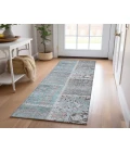 Chantille ACN635 Teal 2'3" x 7'6" Rug