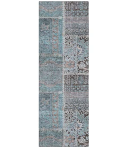 Addison Chantille ACN635 Teal 2 ft. 3 in. x 7 ft. 6 in. Runner Rug