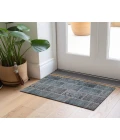 Chantille ACN635 Teal 1'8" x 2'6" Rug