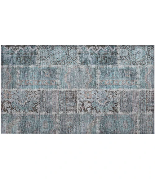 Chantille ACN635 Teal 1'8" x 2'6" Rug