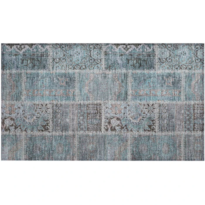 Chantille ACN635 Teal 1'8" x 2'6" Rug