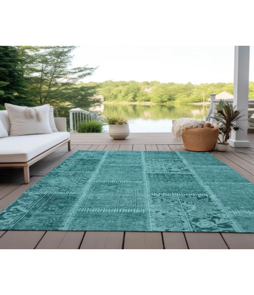 Chantille ACN635 Turquoise 3' x 5' Rug