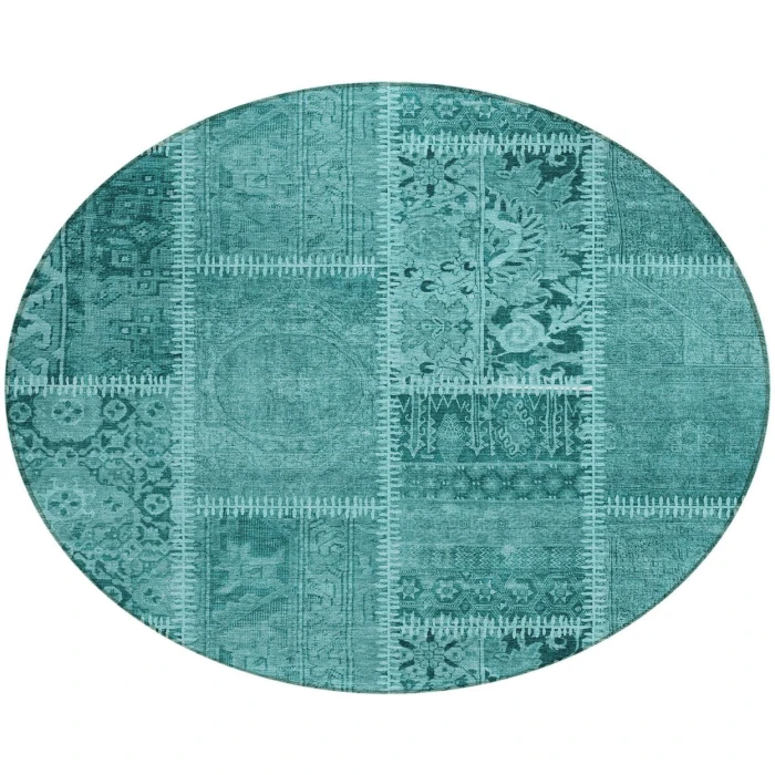 Chantille ACN635 Turquoise 8' x 8' Rug