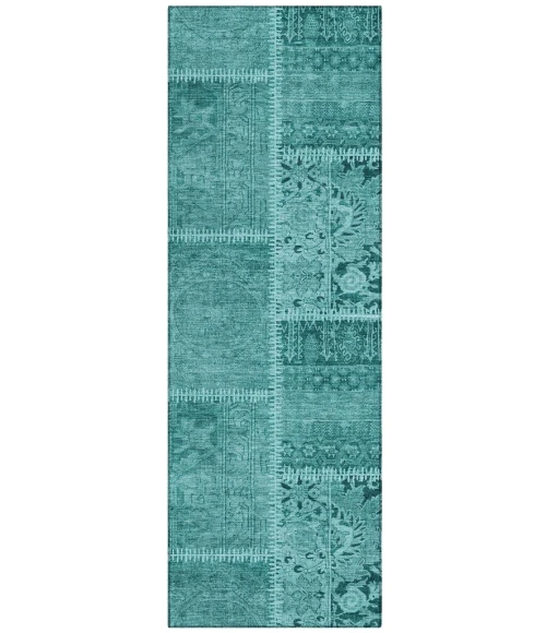 Chantille ACN635 Turquoise 2'3" x 7'6" Rug