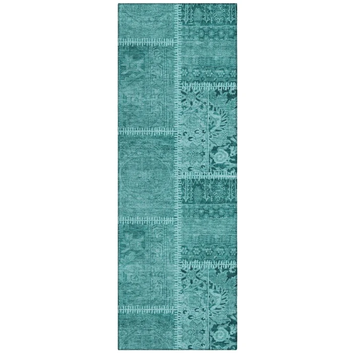 Chantille ACN635 Turquoise 2'3" x 7'6" Rug